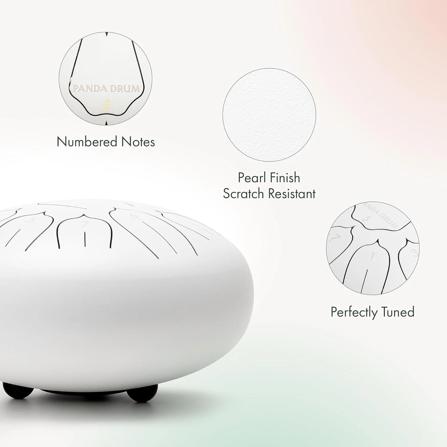 هنگ درام فولادی پلاس (سفید) به همراه کتاب موسیقی، چکش، کیف حمل و پیک انگشتی | 11 اینچ، 432 هرتز | درام باران برای داخل و خارج | ساز موسیقی آرامش بخش برای بزرگسالان و کودکان هنگ درام فولادی پلاس (سفید) به همراه کتاب موسیقی، چکش، کیف حمل و پیک انگشتی | 11 اینچ، 432 هرتز | درام باران برای داخل و خارج | ساز موسیقی آرامش بخش برای بزرگسالان و کودکان