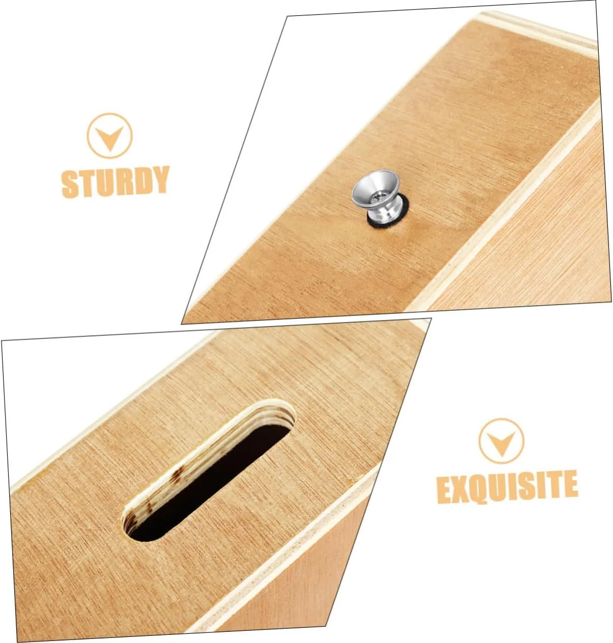 کاخن قابل حمل HANABASS، درام جعبه ای چوبی مسافرتی برای بزرگسالان، پسران و دختران، مناسب آموزش موسیقی