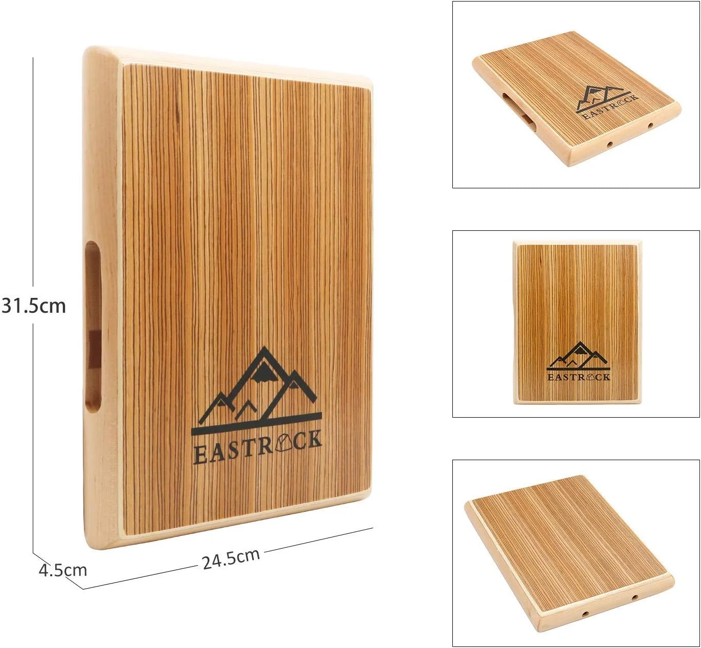 دراమ్ کاخن سفری EASTROCK - درام دستی چوبی قابل حمل با سیم های گیتار داخلی، دارای کیف حمل، کاخن پرکاشن جمع و جور برای مبتدیان و استفاده در فضای باز دراమ్ کاخن سفری EASTROCK - درام دستی چوبی قابل حمل با سیم های گیتار داخلی، دارای کیف حمل، کاخن پرکاشن جمع و جور برای مبتدیان و استفاده در فضای باز