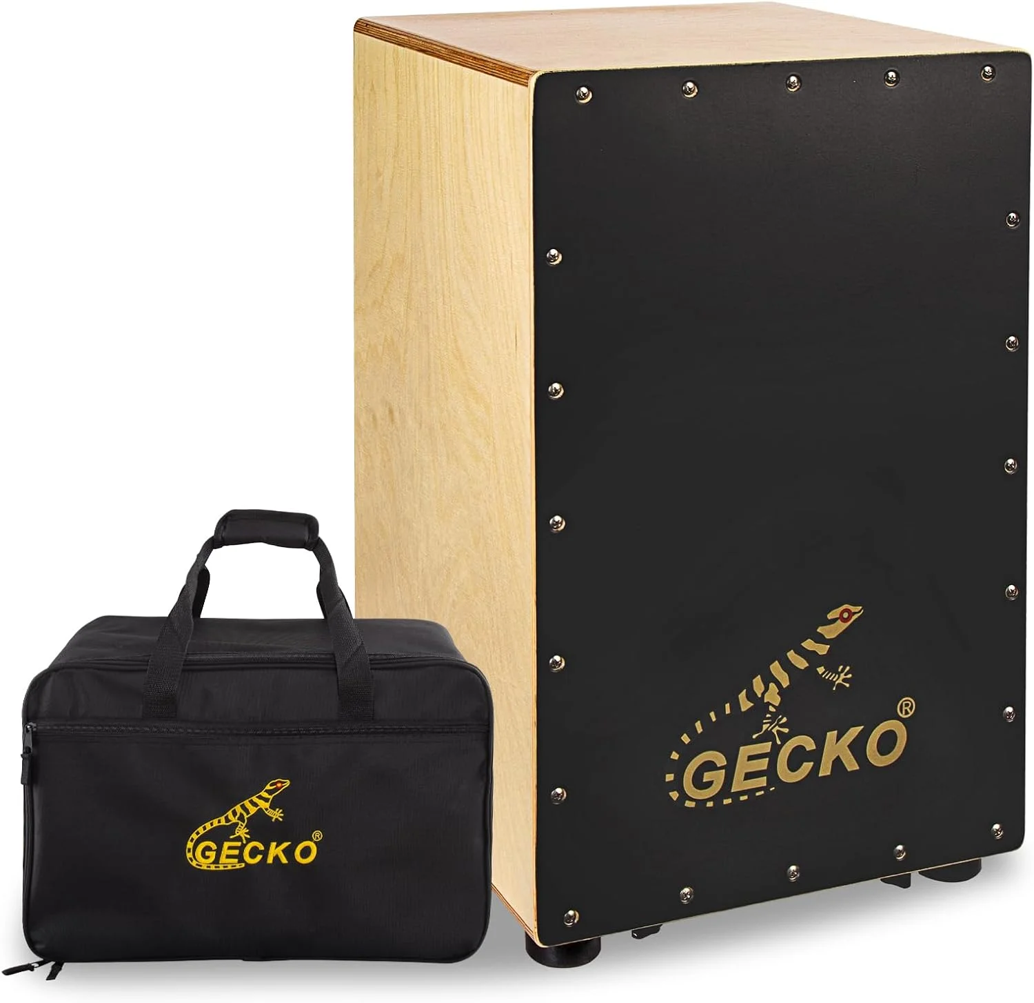 جعبه کاخن گکو - ساز کوبه ای چوبی، جعبه درام باس، جعبه آکوستیک، جعبه ضرب با سیم های گیتار قابل تنظیم داخلی، مجموعه درام کاخن