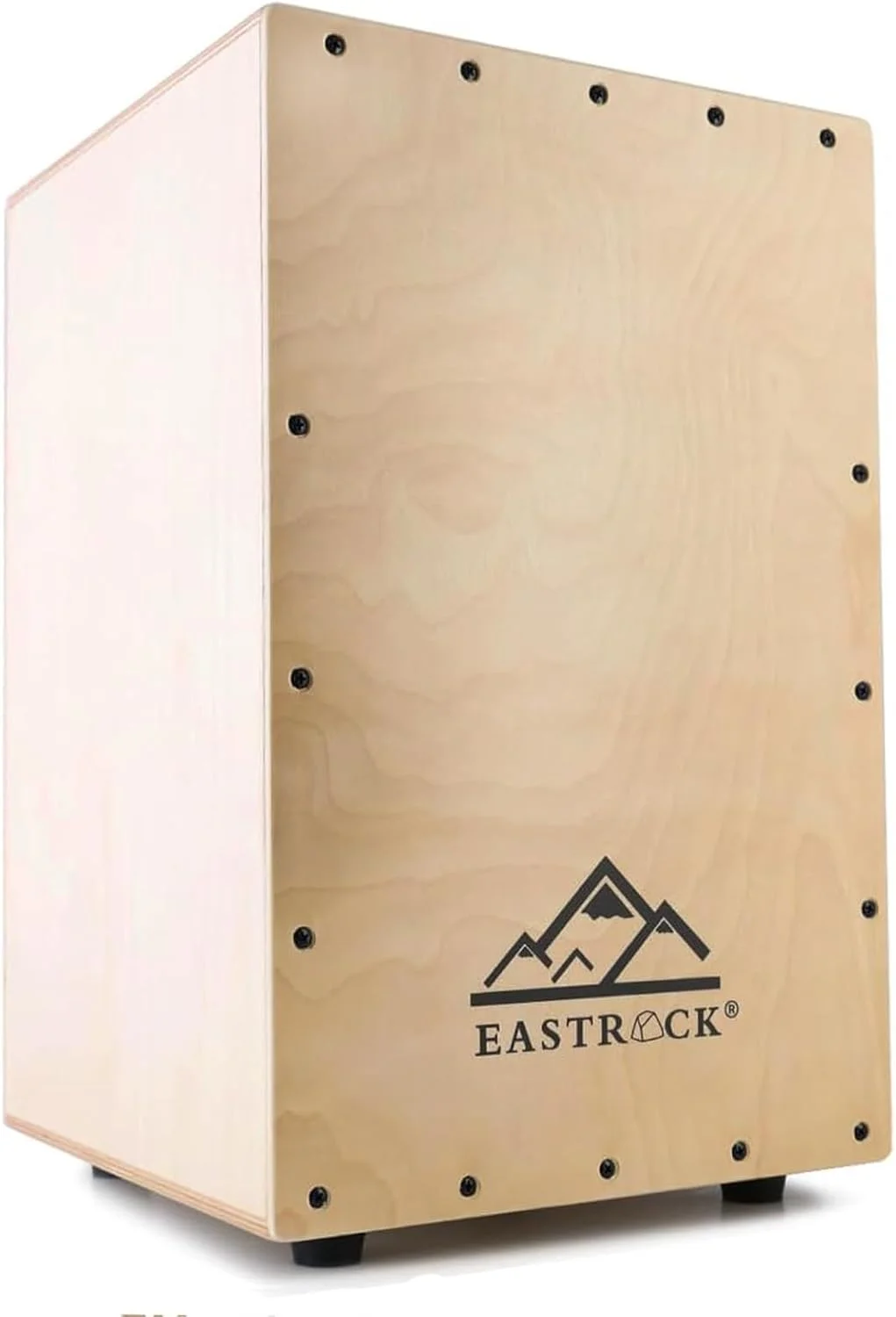 جعبه درام کاخن چوبی توس EASTROCK سایز کامل (30.48×29.72×47.49 سانتی متر) با سیم های گیتار داخلی - ساز کوبه ای چوبی برای مبتدیان و حرفه ای ها