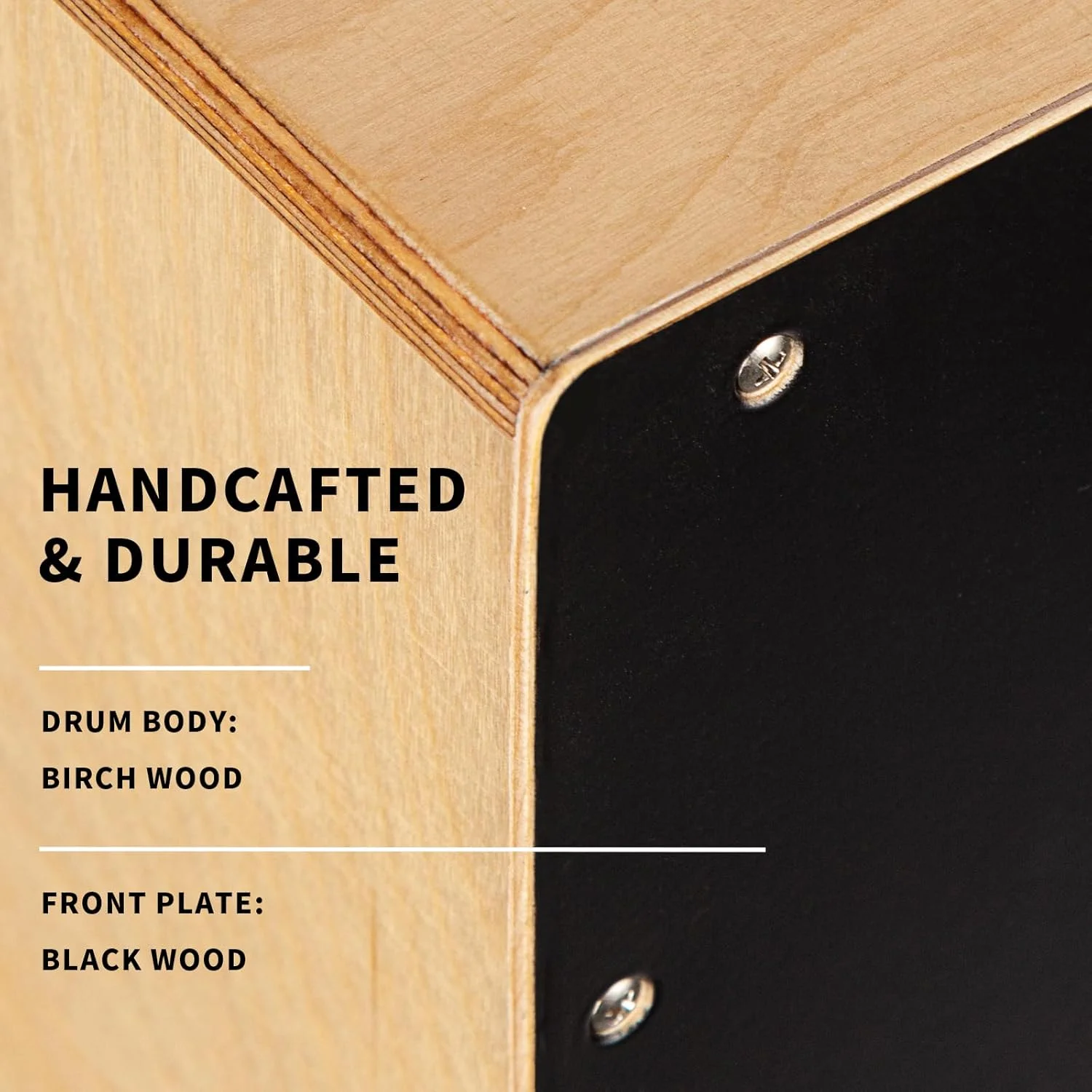 جعبه کاخن گکو - ساز کوبه ای چوبی، جعبه درام باس، جعبه آکوستیک، جعبه ضرب با سیم های گیتار قابل تنظیم داخلی، مجموعه درام کاخن