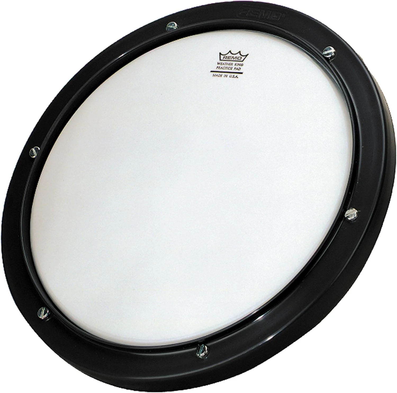 پد تمرینی قابل کوک ریمو خاکستری با پوست درام Ambassador Coated، سایز ۱۰ اینچ