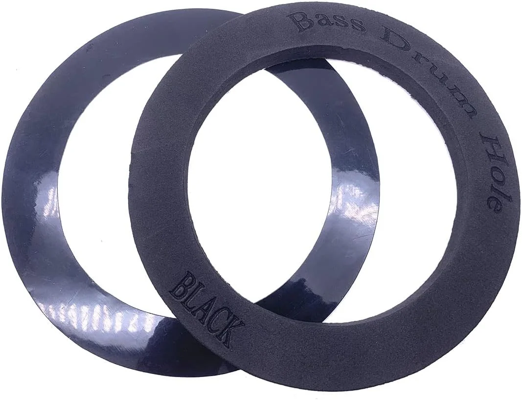 حلقه محافظ سوراخ پورت درام باس برای بهبود صدا و طنین هد درام باس - بالشتک فومی (مشکی)