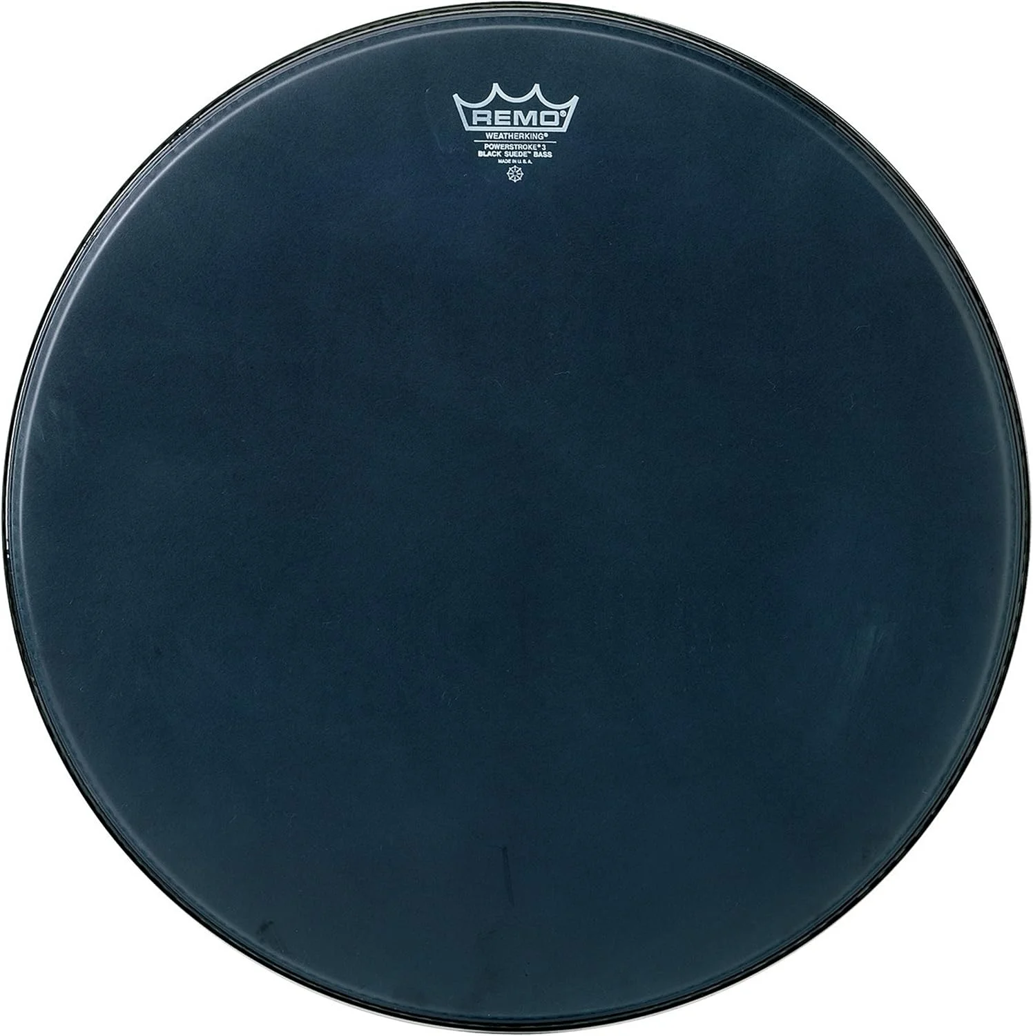 پوست درام باس Remo Powerstroke P3 Black Suede™، سایز ۲۲ اینچ