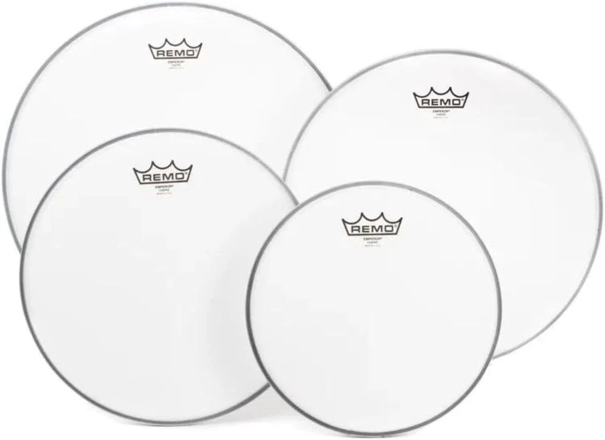 پک چهار عددی پوست تام Remo Emperor - سایزهای 10، 12، 14 و 16 اینچ - روکش دار