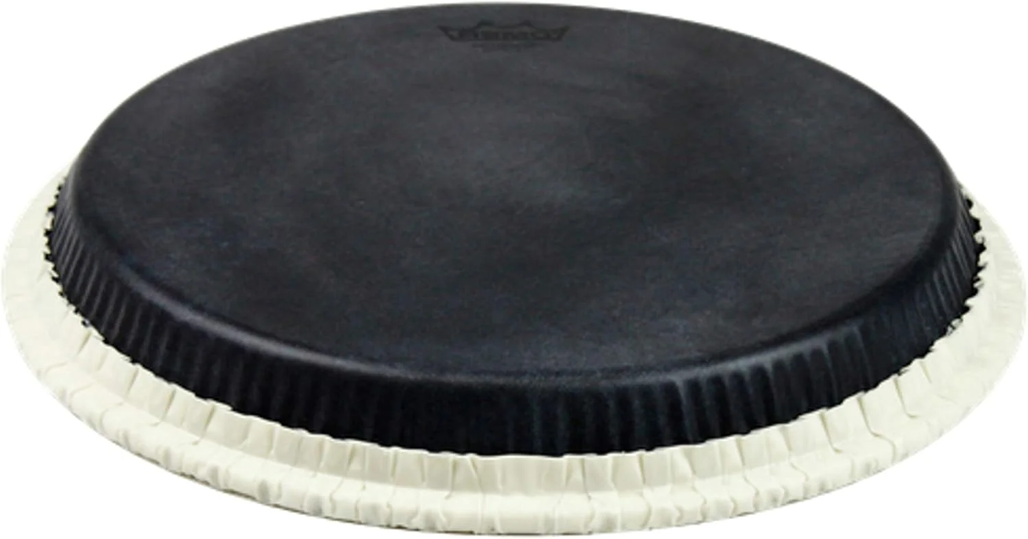 پوست درام کونگا رِمو، تاشده، 12.5 اینچ، SKYNDEEP، گرافیک "پوست گوساله مشکی"