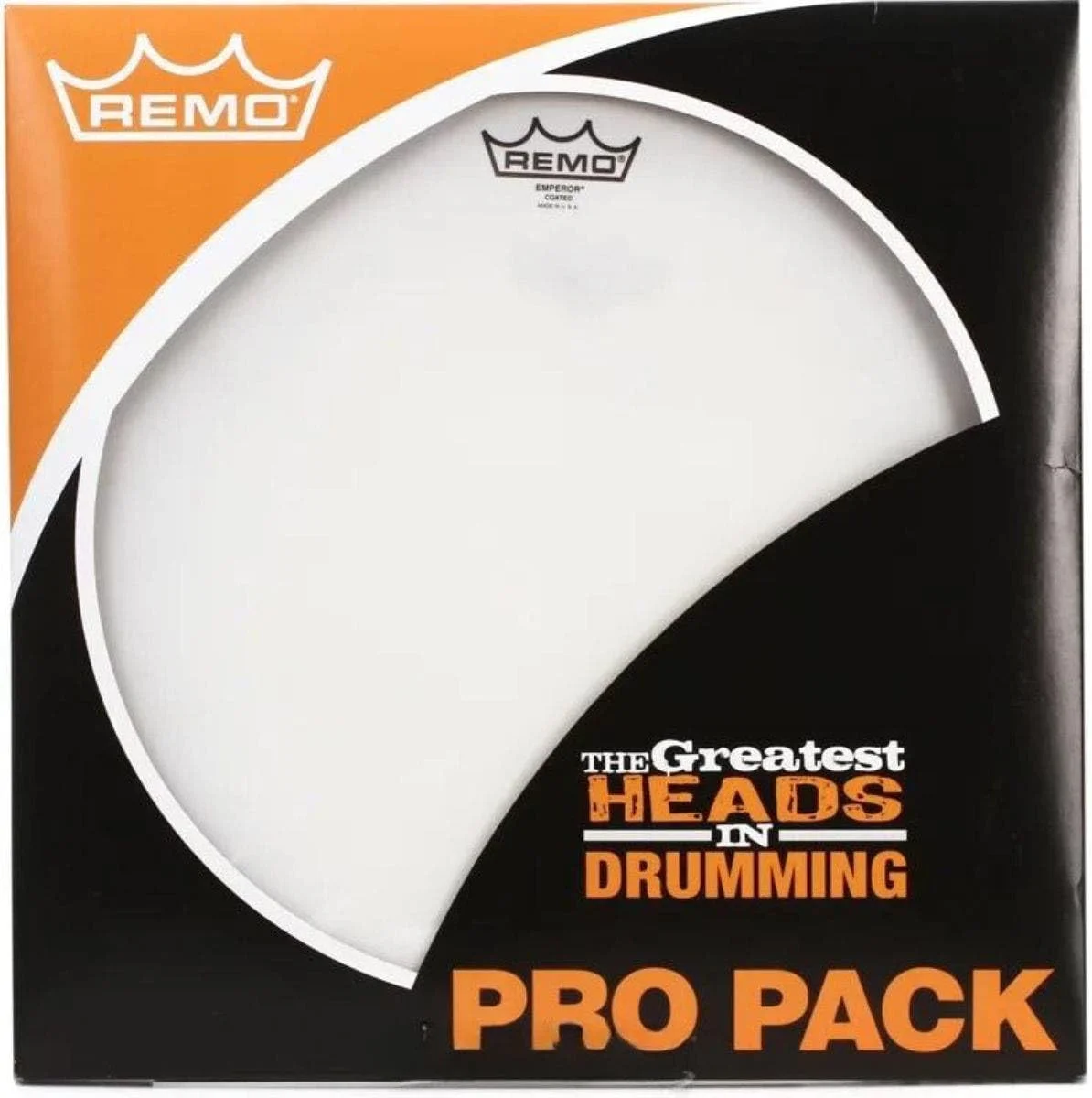پک چهار عددی پوست تام Remo Emperor - سایزهای 10، 12، 14 و 16 اینچ - روکش دار