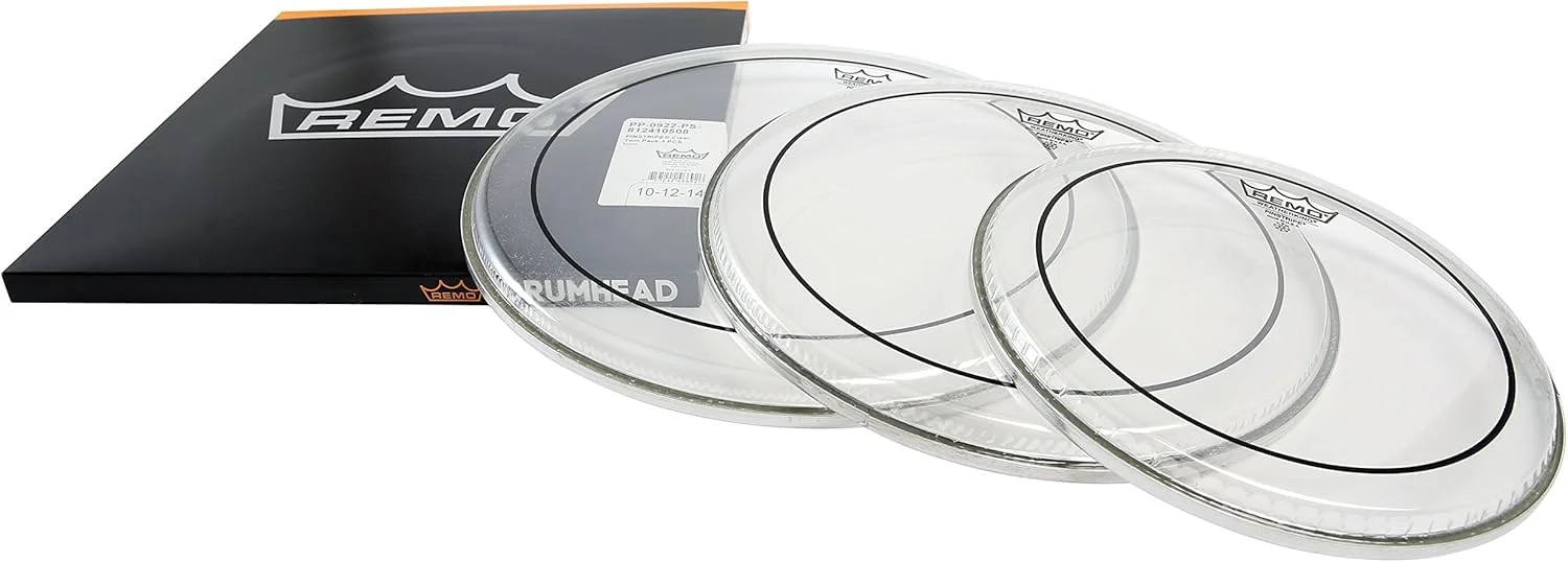 پک پوست طبل تام REMO Clear Pinstripe FUSION (سایزهای 10، 12 و 14 اینچ)