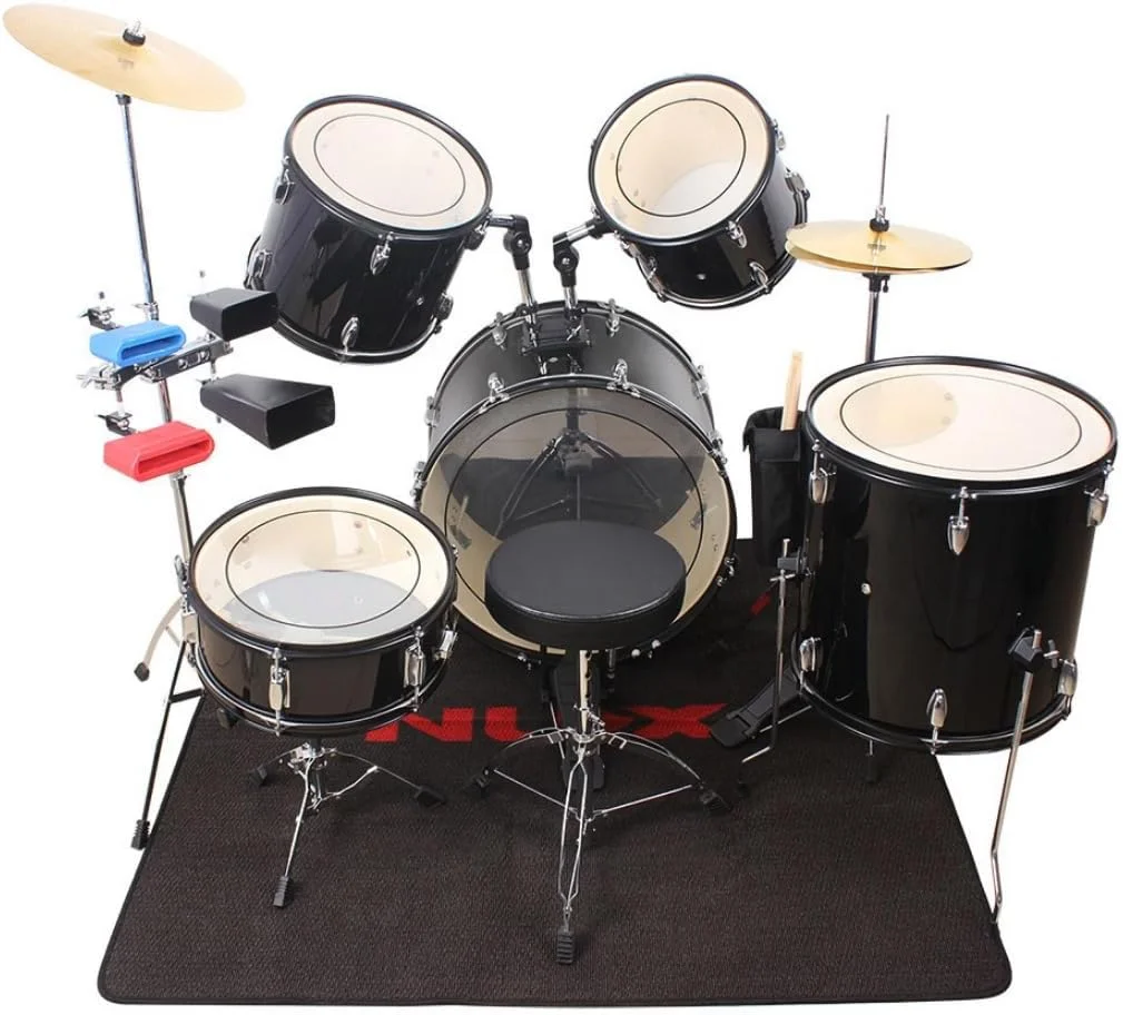 مجموعه پوسته‌های طبل PET حرفه‌ای در اندازه‌های ۱۲، ۱۳، ۱۴ و ۱۶ اینچ