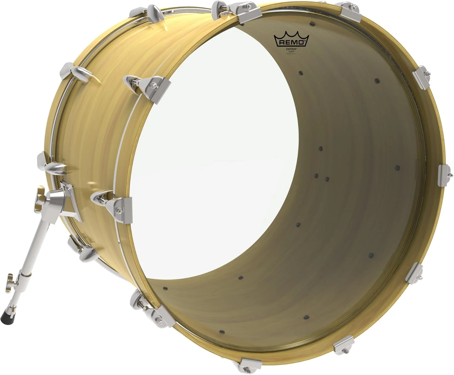 پوست درام Remo، شفاف، 24 اینچ (BB-1324-00)