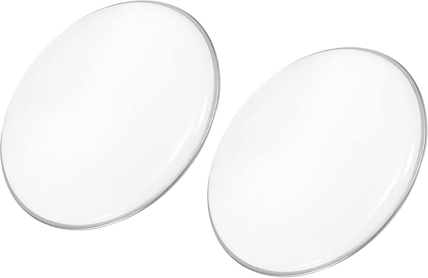 پوست درام ۱۲ اینچی MECCANIXITY، جنس PET کنترل صدا، بژ، بسته ۲ عددی