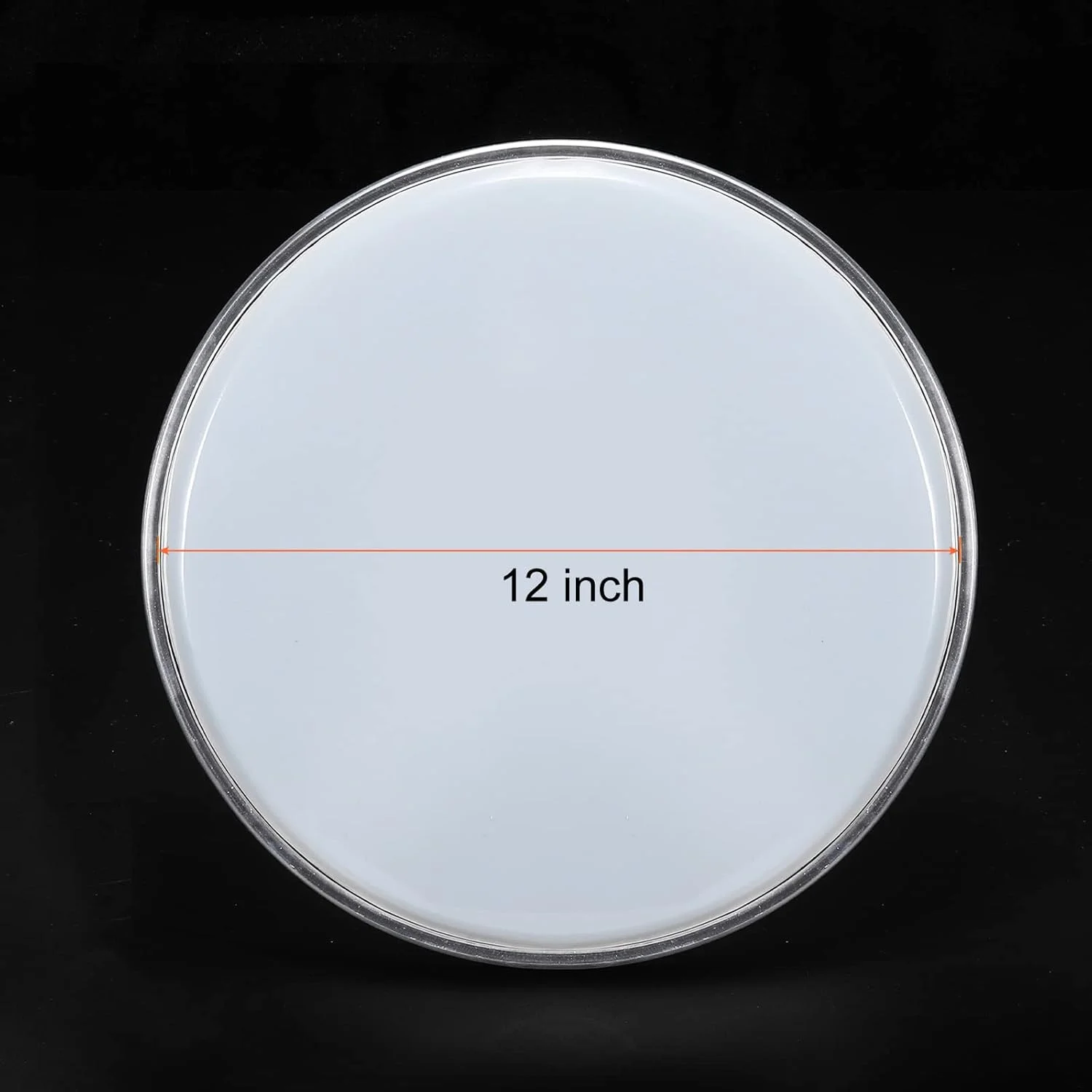 پوست درام ۱۲ اینچی MECCANIXITY، جنس PET کنترل صدا، بژ، بسته ۲ عددی