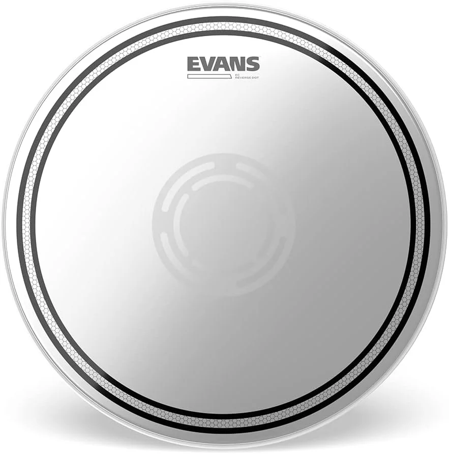 کیت تنظیم درام اسنر Evans - پوسته‌های درام اسنر 14 اینچی - EC Reverse Dot و پوسته‌های رزونانس شفاف - EQ Pods - سیم‌های اسنر - چوب‌های درام - لوازم جانبی نگهداری