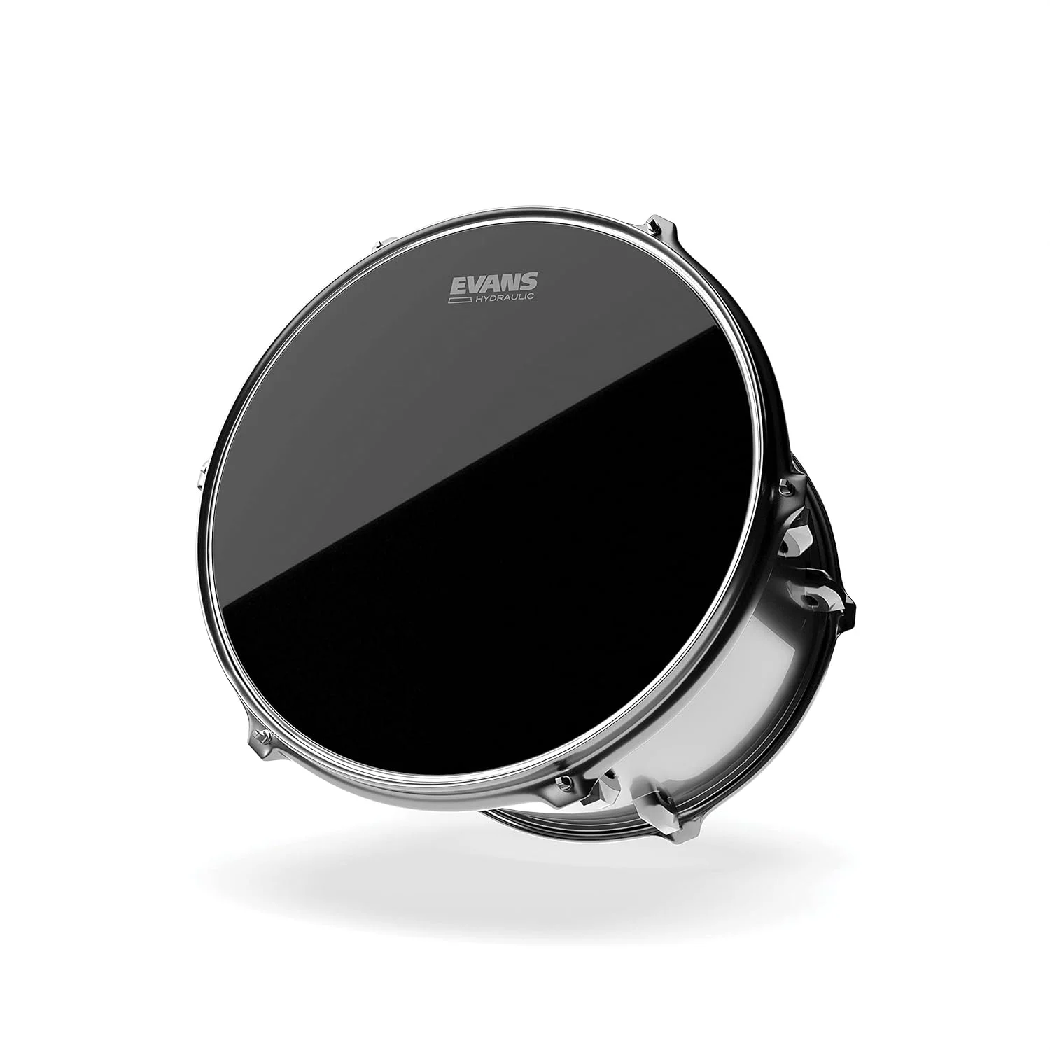 پوست درام Evans - پوست تام درام هیدرولیک مشکی، 12 اینچ