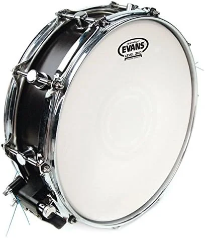 پوست درام سنگین وزن Evans - پوست درام اسنیر روکش دار - نقطه معکوس برای دوام، تمرکز و اتک - 2 لایه فیلم - 14 اینچ پوست درام سنگین وزن Evans - پوست درام اسنیر روکش دار - نقطه معکوس برای دوام، تمرکز و اتک - 2 لایه فیلم - 14 اینچ