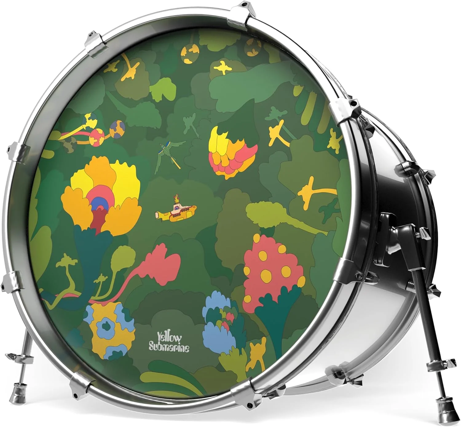 پوست درام باس ۲۲ اینچی Evans Beatles Primrose Prairie (INK22YELSUB-2)