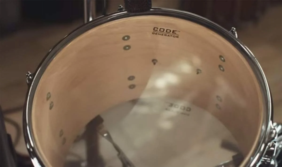 پوست درام شفاف ۱۶ اینچی سری کد جنریتور