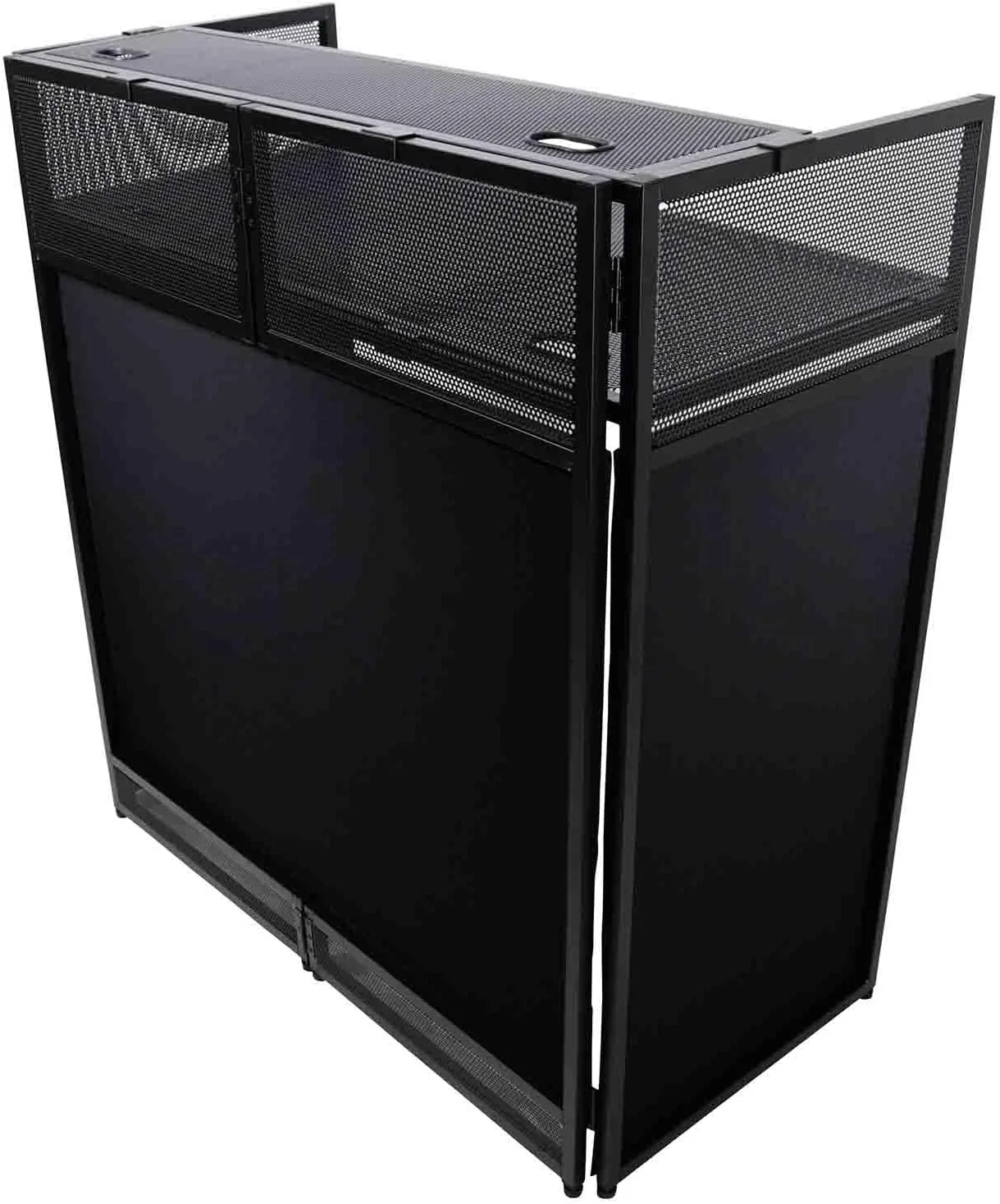 ایستگاه میز نمای DJ مدل ProX XF-VISTA BL MK2 VISTA VISTA به همراه کیت پارچه ای سفید/مشکی و کیف حمل ضربه گیر | سخت افزار مشکی