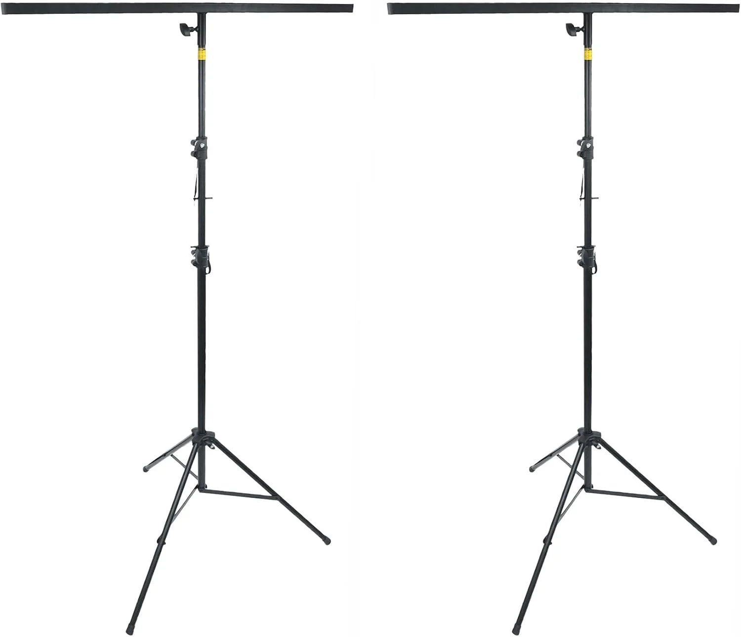 مجموعه Rockville: (2) پایه نورپردازی DJ سه پایه قابل حمل 9 فوتی Rockville RVLS60 همراه با (2) کیف حمل پد دار با کیفیت بالا (4 قطعه)