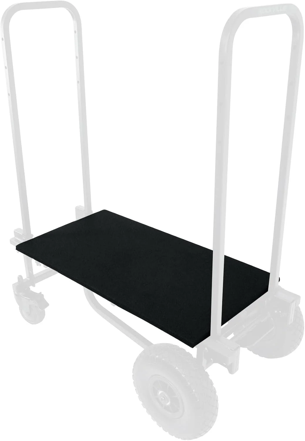 کفپوش چوبی Rockville CART-FLOOR برای Rock Cart Pro، طراحی دو تکه، بست های ایمن، جلوگیری از لغزش وسایل، برای دی جی ها و متخصصان مراسم