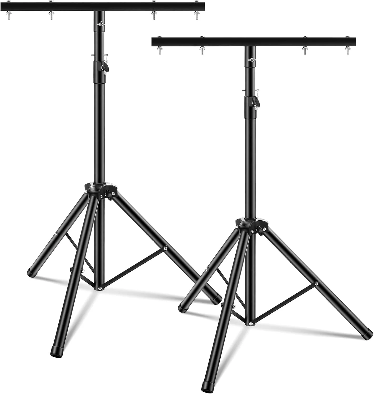 پایه نور DJ جوئسیکا، 2 عدد، قابل تنظیم 90-160 سانتی متر، سه پایه نورپردازی صحنه، پایه نور قابل حمل برای مهمانی و جشن