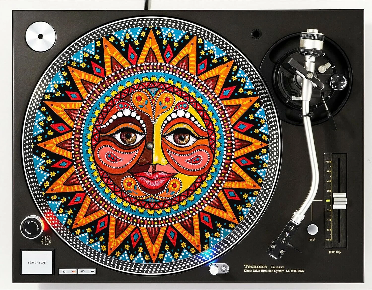 پد لغزنده گرامافون DJ Sun #1 Scratch Pad 1200، سایز ۱۲ اینچ