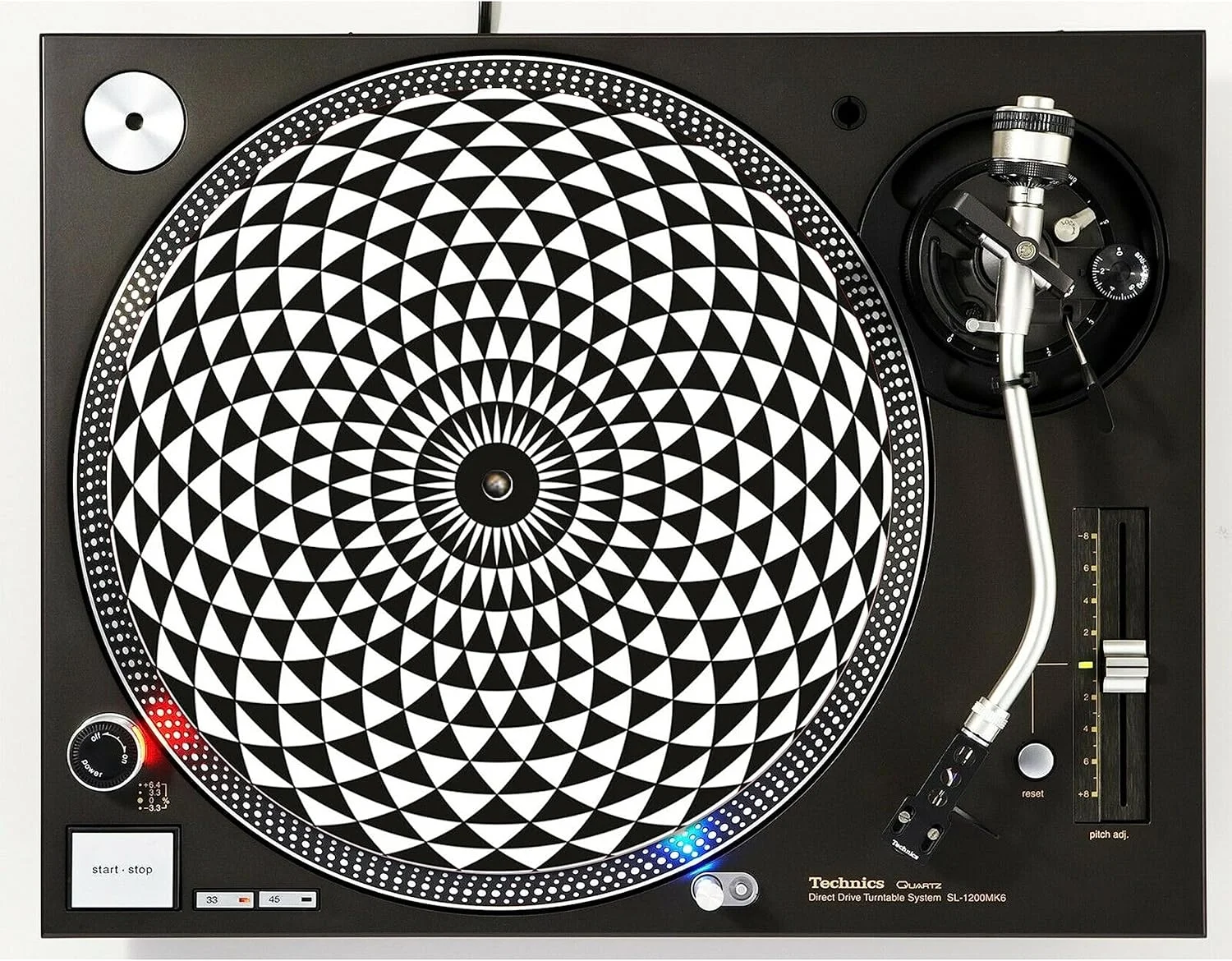 پد لغزنده گرام DJ Zen #3 Orb Scratch Pad 1200 برای گرامافون 12 اینچی