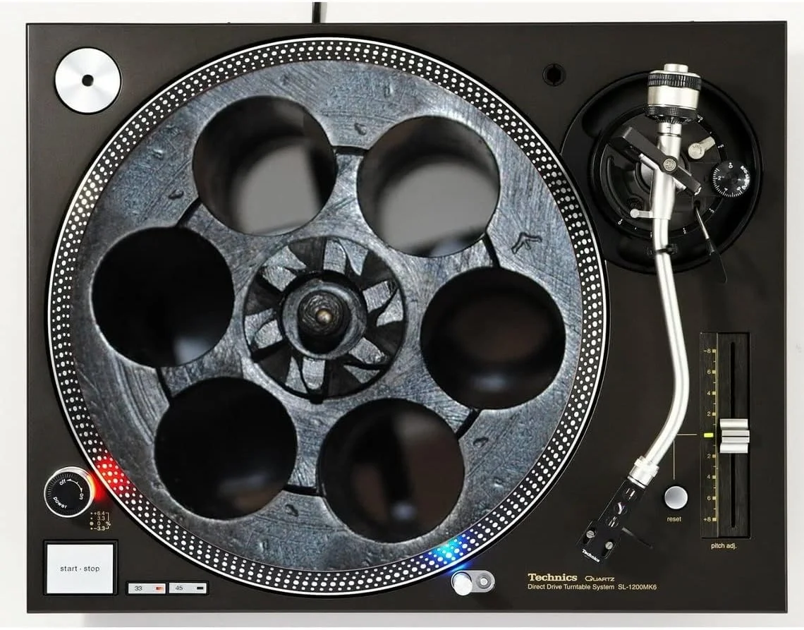 صفحه گرامافون طرح Revolver Bullets، سایز 12 اینچ، مناسب برای DJ و استفاده در منزل