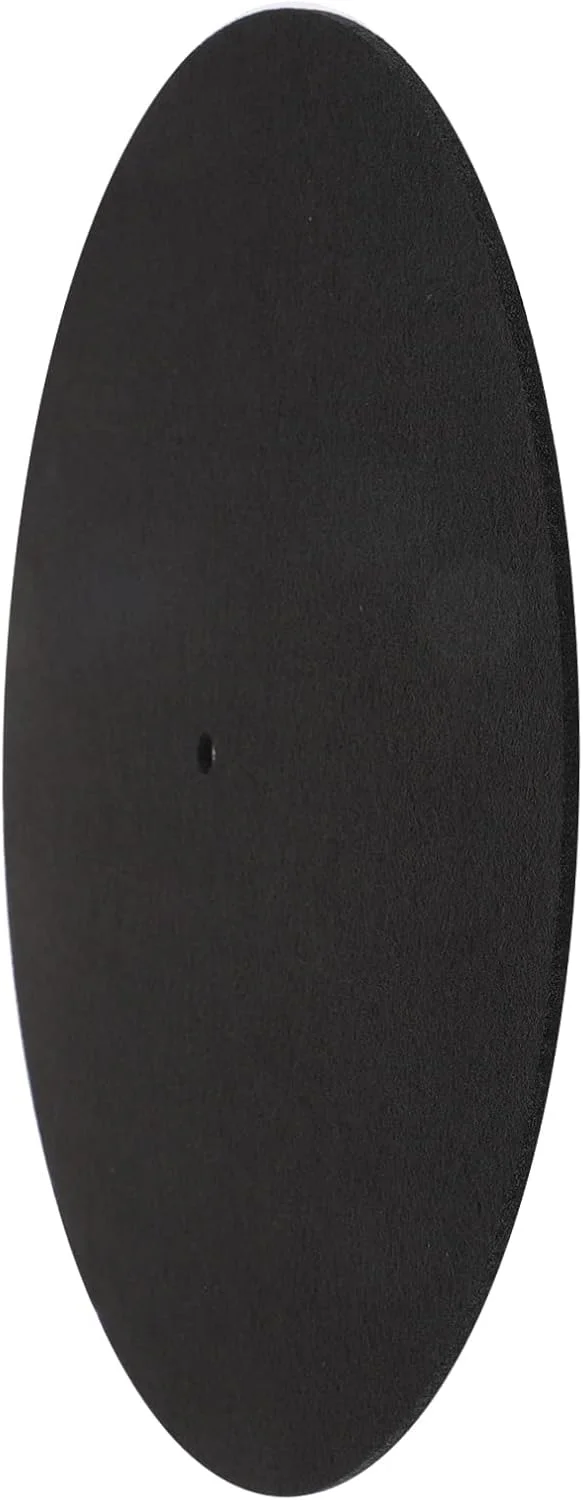 صفحه گرامافون لاستیکی نمدی، صفحه گردان نمدی ضد الکتریسیته ساکن 12 اینچی، صفحه نمدی گرامافون برای صفحات گردان 12 اینچی، ضخامت 3 میلی متر