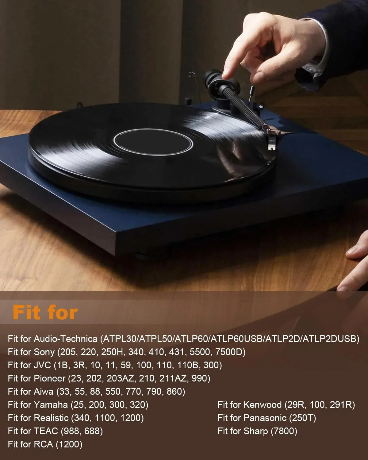 بسته 2 عددی سوزن گرامافون جایگزین ATN3600L مناسب برای مدل های Audio-Technica AT-LP60X AT-LP60XBT AT-LP60XBT-USB سوزن های الماسه پخش کننده صفحه گرام با پوشش محافظ برای پخش کننده صفحه وینیل سوزن های با سختی بالا