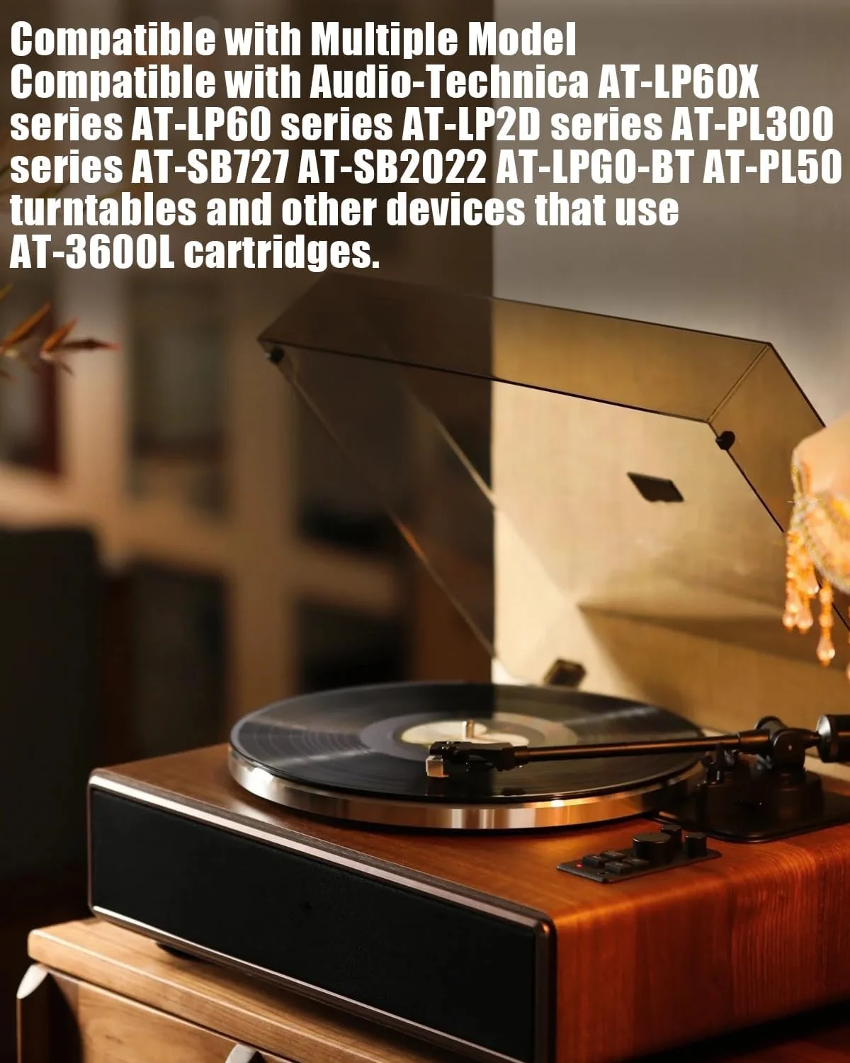 قلم سوزنی جایگزین ATN3600LE مناسب برای سری Audio-Technica AT-LP60X، سری AT-LP60، سری AT-LP2D، سری AT-PL300، AT-SB727، AT-SB2022، AT-LPGO-BT، AT-PL50