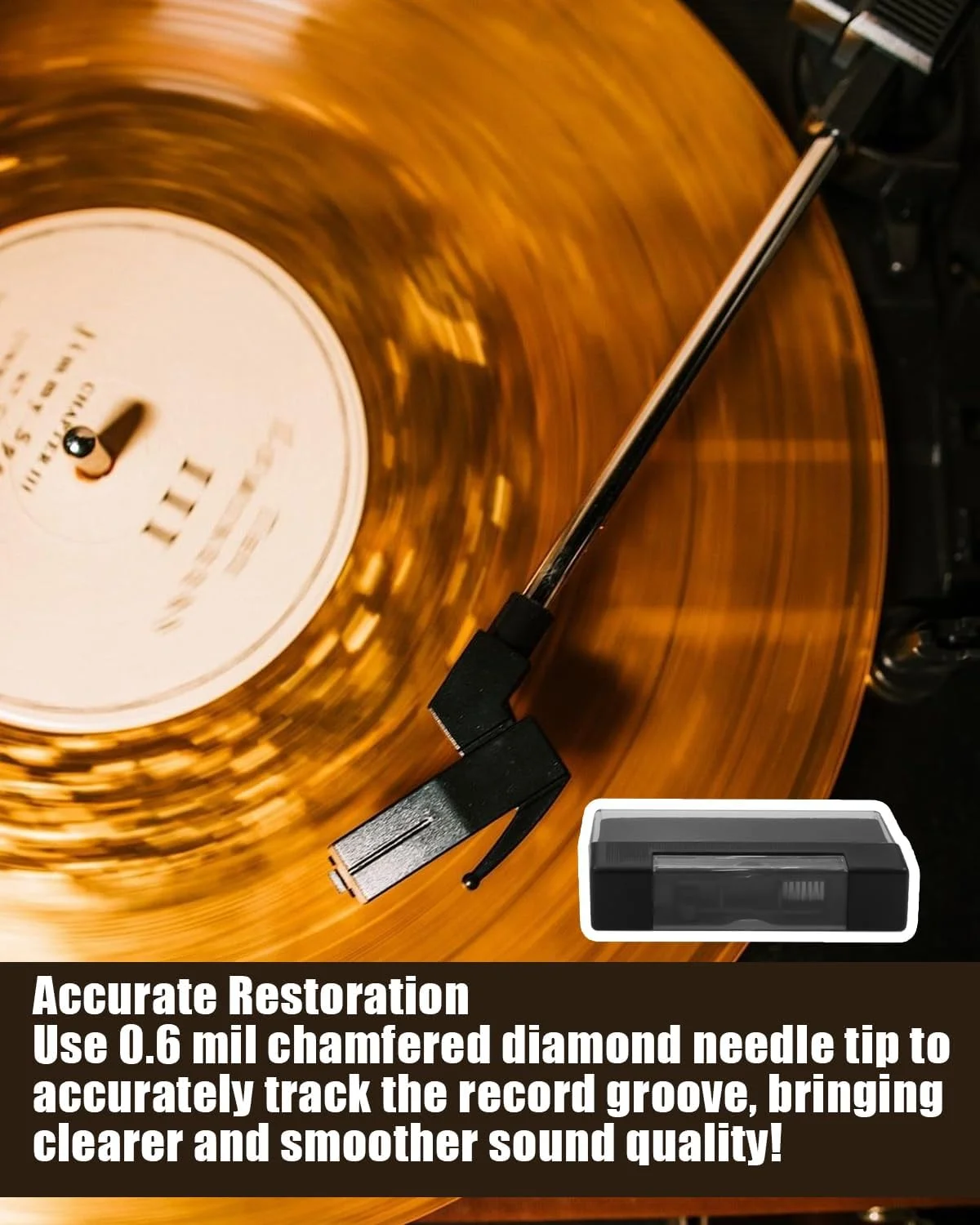 قلم سوزنی جایگزین ATN3600LE مناسب برای سری Audio-Technica AT-LP60X، سری AT-LP60، سری AT-LP2D، سری AT-PL300، AT-SB727، AT-SB2022، AT-LPGO-BT، AT-PL50