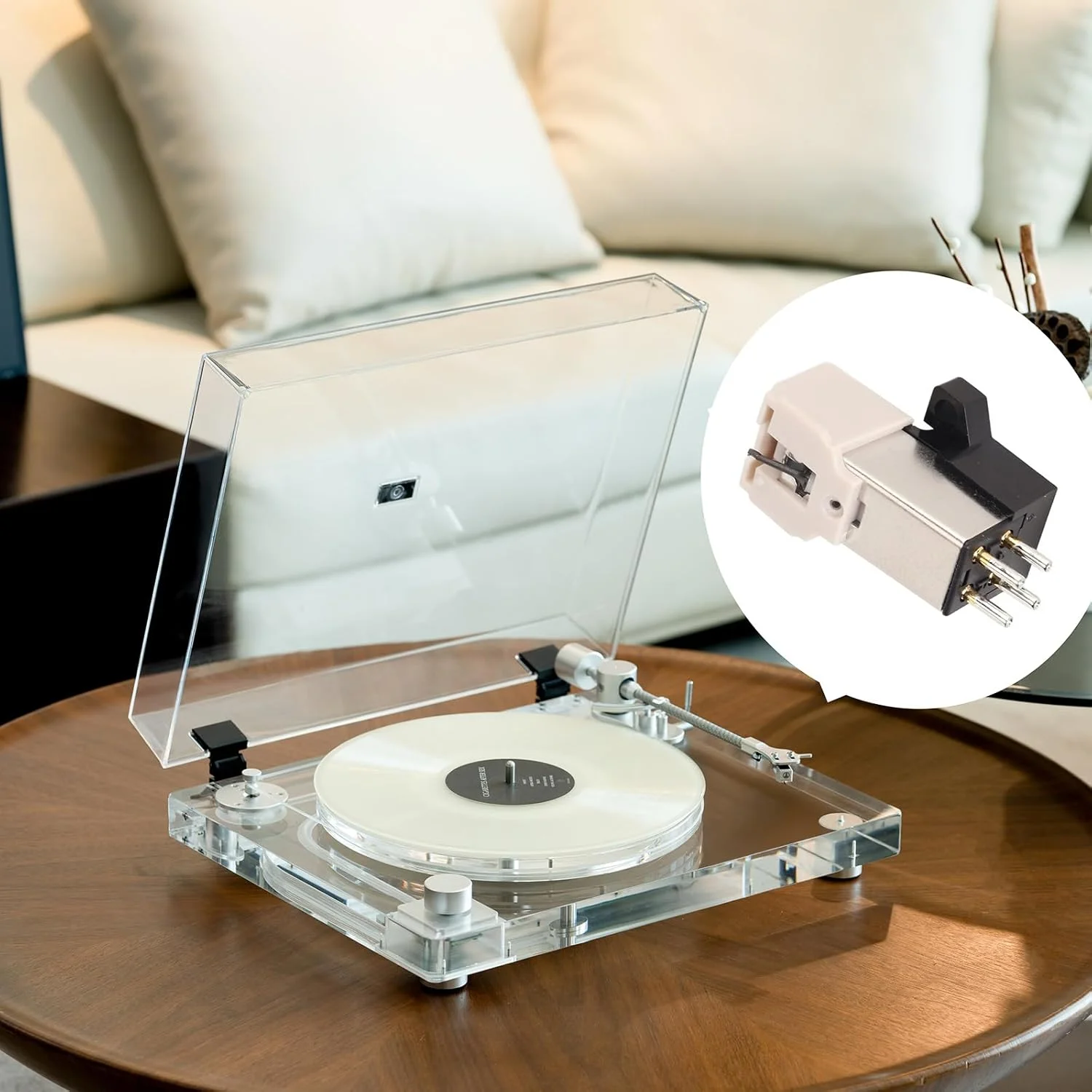 سوزن گرامافون مدل ATN3600L جایگزین برای Audio-Technica AT-LP60X, AT-LP60XBT, AT-LP60XBT-USB – کارتریج صفحه گردان با نوک الماس