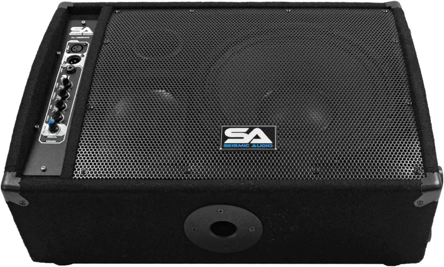 مانیتور استیج/زمینی اکتیو 12 اینچی 300 واتی Seismic Audio مدل FL-12MP-PW با هورن تیتانیومی
