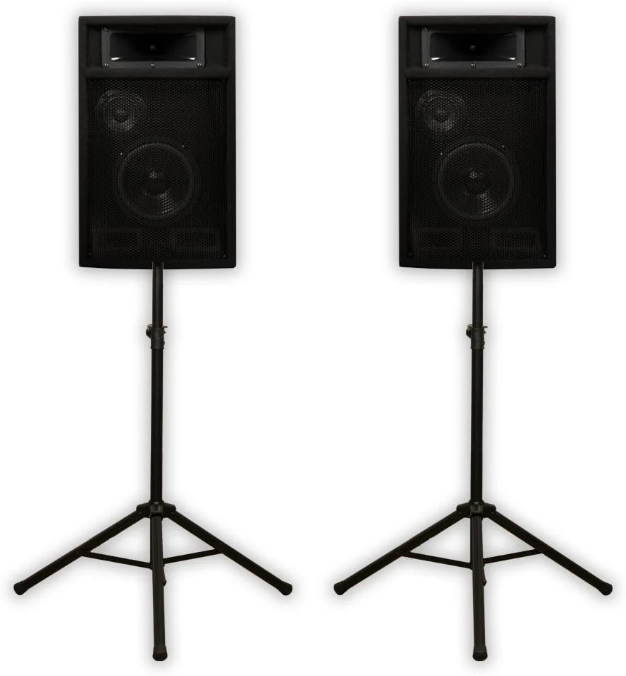 بلندگوهای پسیو 6.5 اینچی DJ و استندهای صوتی آکوستیک مدل PA-365X، مناسب برای PA کارائوکه، استودیو و سیستم صوتی خانگی
