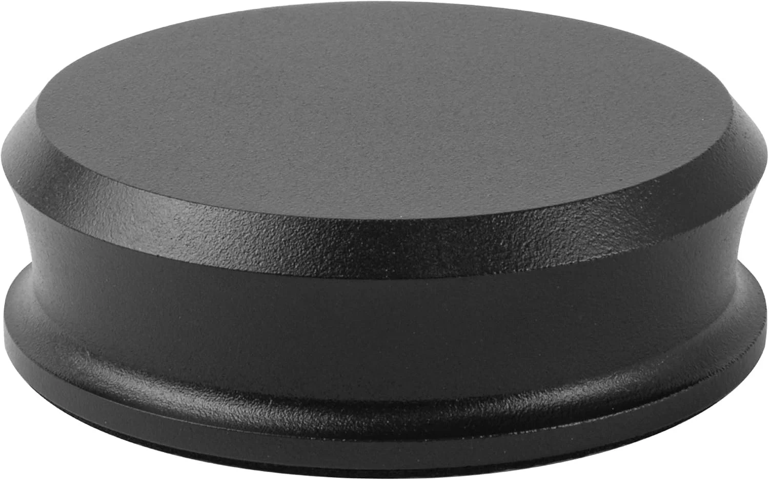 وزنه تثبیت کننده صفحه گرامافون مدل SmallBen Hudson Hi-Fi به همراه پد محافظ چرمی - وزنه 9 اونسی صفحه گرامافون - تثبیت کننده صفحه با دوام و شیک - مناسب برای هر گرامافون - مشکی مات