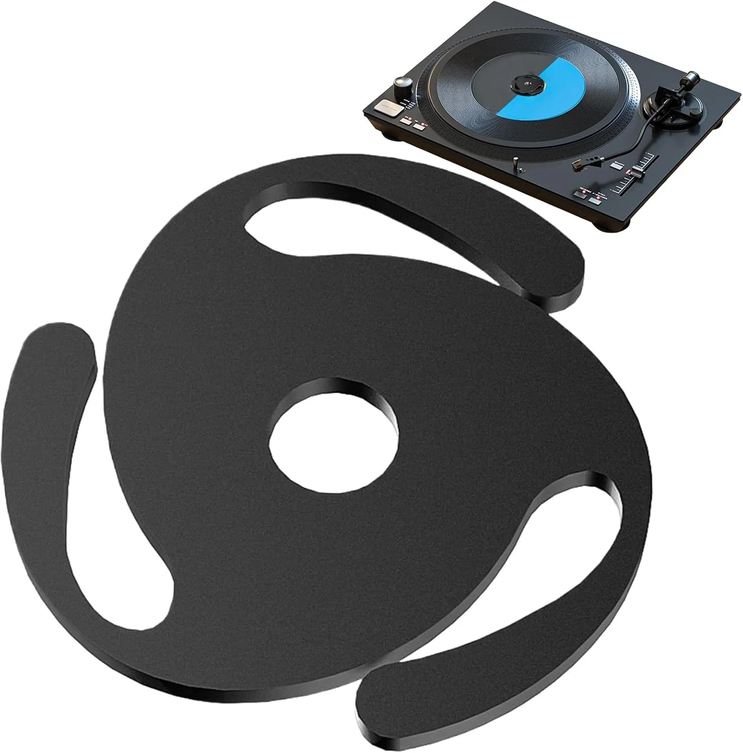 آداپتور 45 دور برای گرامافون | درج حرفه ای چند منظوره، سبک و پایدار 45 RPM - قطعات گرامافون، برای علاقه مندان به موسیقی خانگی، دی جی حرفه ای و کافه