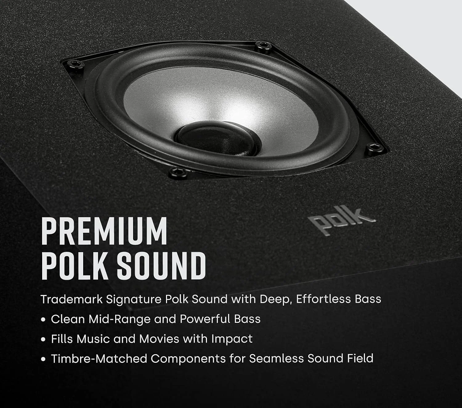 بلندگوی ارتفاعی Polk Audio Monitor XT90 دارای گواهینامه Dolby Atmos، صدای سه بعدی ممتاز، دارای گواهینامه Dolby Atmos و سازگار با DTS:X، کانال ارتفاعی، جفت 2 عددی - تصویر 2 بلندگوی ارتفاعی Polk Audio Monitor XT90 دارای گواهینامه Dolby Atmos، صدای سه بعدی ممتاز، دارای گواهینامه Dolby Atmos و سازگار با DTS:X، کانال ارتفاعی، جفت 2 عددی - تصویر 2