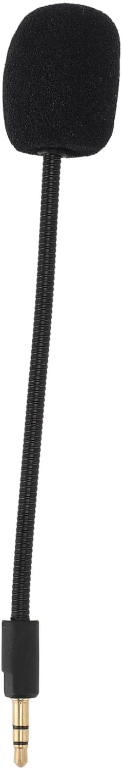 میکروفون هدست گیمینگ Cryfokt، میکروفون جداشدنی همه جهته جایگزین جک 3.5 میلی متری جمع و جور حرفه ای برای لوازم جانبی هدست گیمینگ