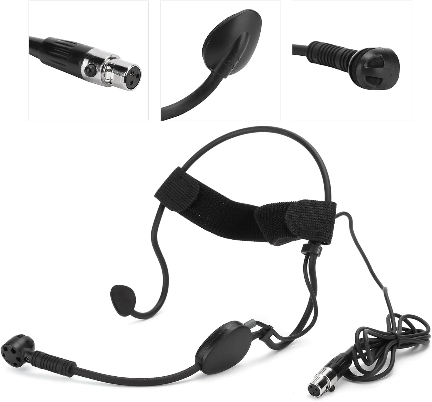 میکروفون کندانسور Cryfokt روی بازویی برای سیستم بی سیم و میکسر، میکروفون کارائوکه مینی حرفه ای برای معلمان و سخنرانان کنفرانس، جنس فلز + ABS میکروفون کندانسور Cryfokt روی بازویی برای سیستم بی سیم و میکسر، میکروفون کارائوکه مینی حرفه ای برای معلمان و سخنرانان کنفرانس، جنس فلز + ABS