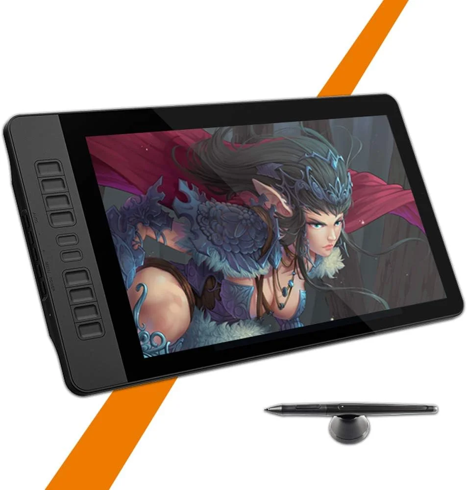 صفحه نمایش تبلت گرافیکی هنری IPS HD 15.6 اینچی با قلم حساس به فشار 8192 سطح و دستکش تبلت طراحی Zeenyi