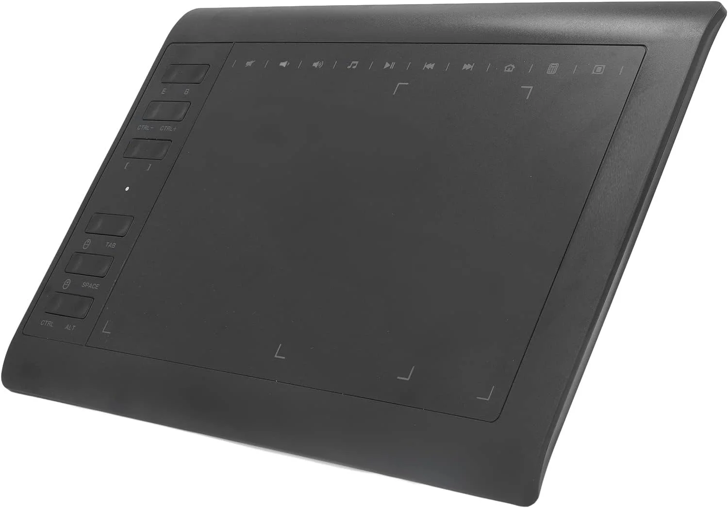 تبلت طراحی گرافیکی، پد طراحی دیجیتال مانیتور گرافیکی با 8192 سطح فشار، برای نقاشی، طراحی، خلق آثار هنری، برای سیستم عامل X، برای اندروید