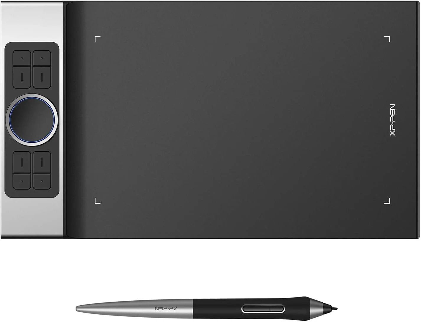 تبلت گرافیکی XP-PEN Deco Pro Medium، ۱۵ در ۸ اینچ، تبلت قلمی، تبلت گرافیکی قابل حمل، ضخامت ۷ میلی متر، دارای ۸ کلید ترکیبی، پورت USB Type C برای آموزش از راه دور و کار در خانه