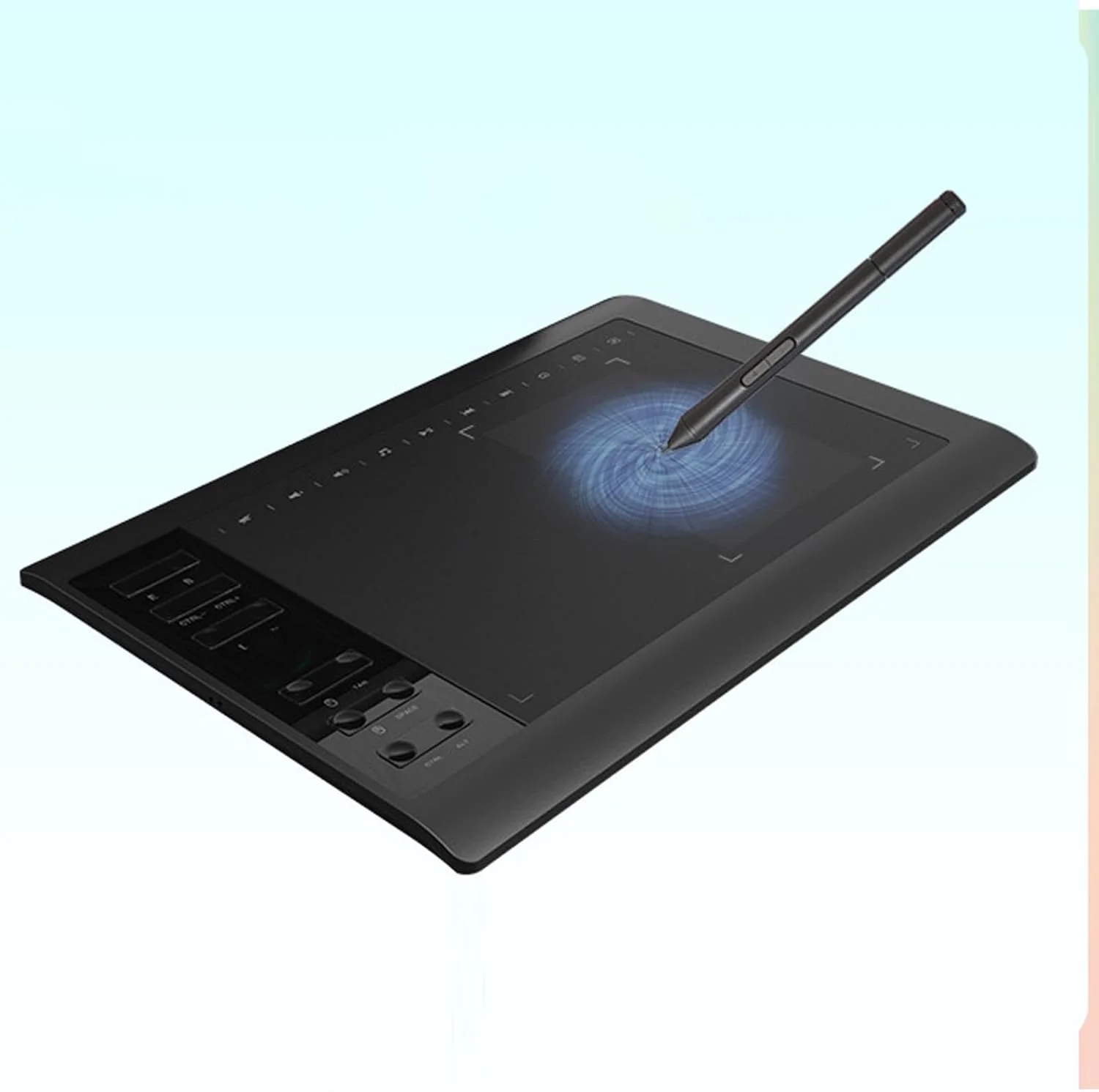 تبلت طراحی گرافیکی، تبلت هنری دیجیتال بزرگ 10 در 6 اینچ با قلم پسیو 8192 سطح فشار، 12 کلید میانبر قابل تنظیم، تبلت گرافیکی برای نقاشی و خلق آثار هنری تبلت طراحی گرافیکی، تبلت هنری دیجیتال بزرگ 10 در 6 اینچ با قلم پسیو 8192 سطح فشار، 12 کلید میانبر قابل تنظیم، تبلت گرافیکی برای نقاشی و خلق آثار هنری