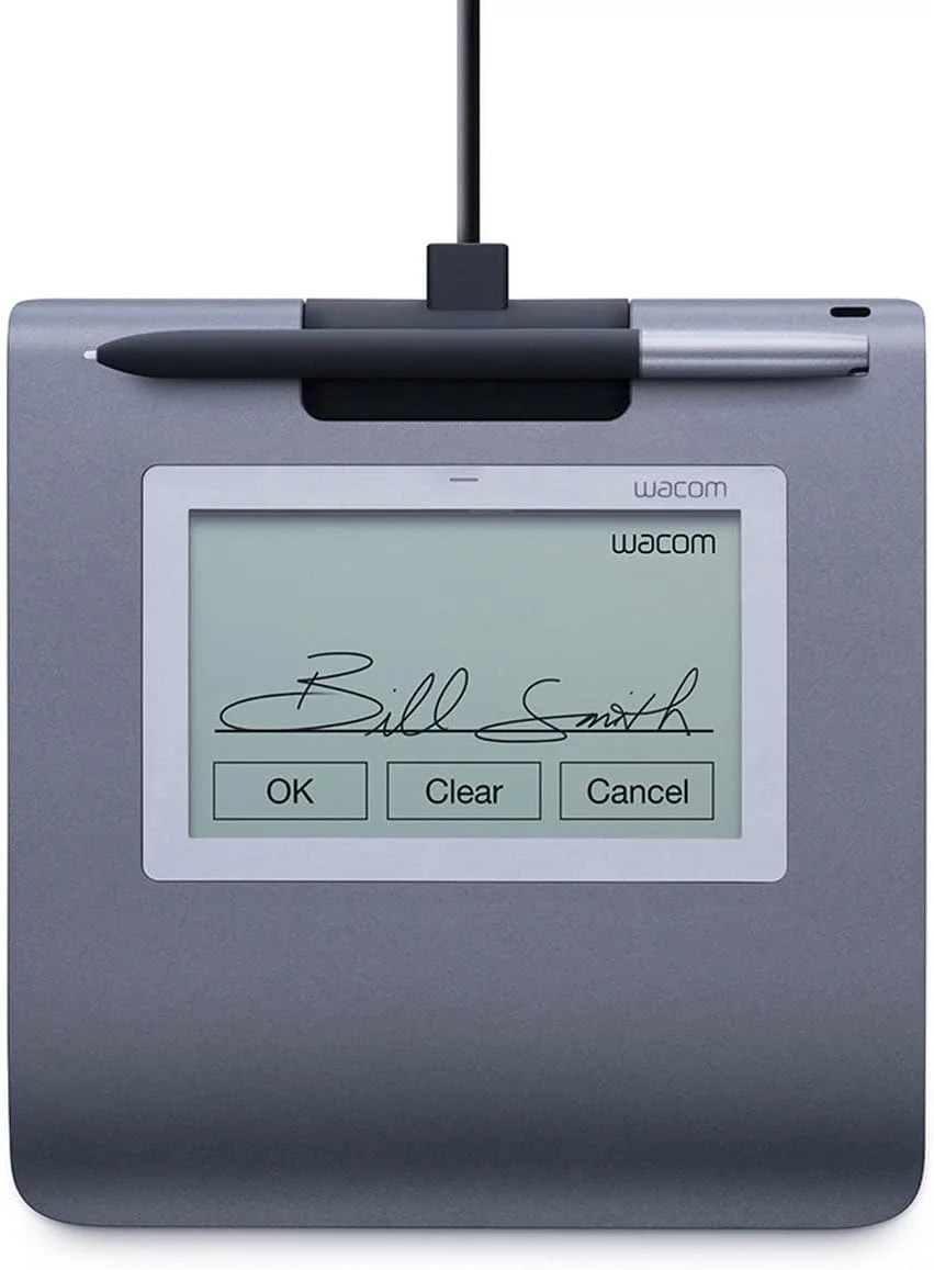 پد امضای الکترونیکی وکام Stu430 به همراه نرم افزار Etopsign پد امضای الکترونیکی وکام Stu430 به همراه نرم افزار Etopsign