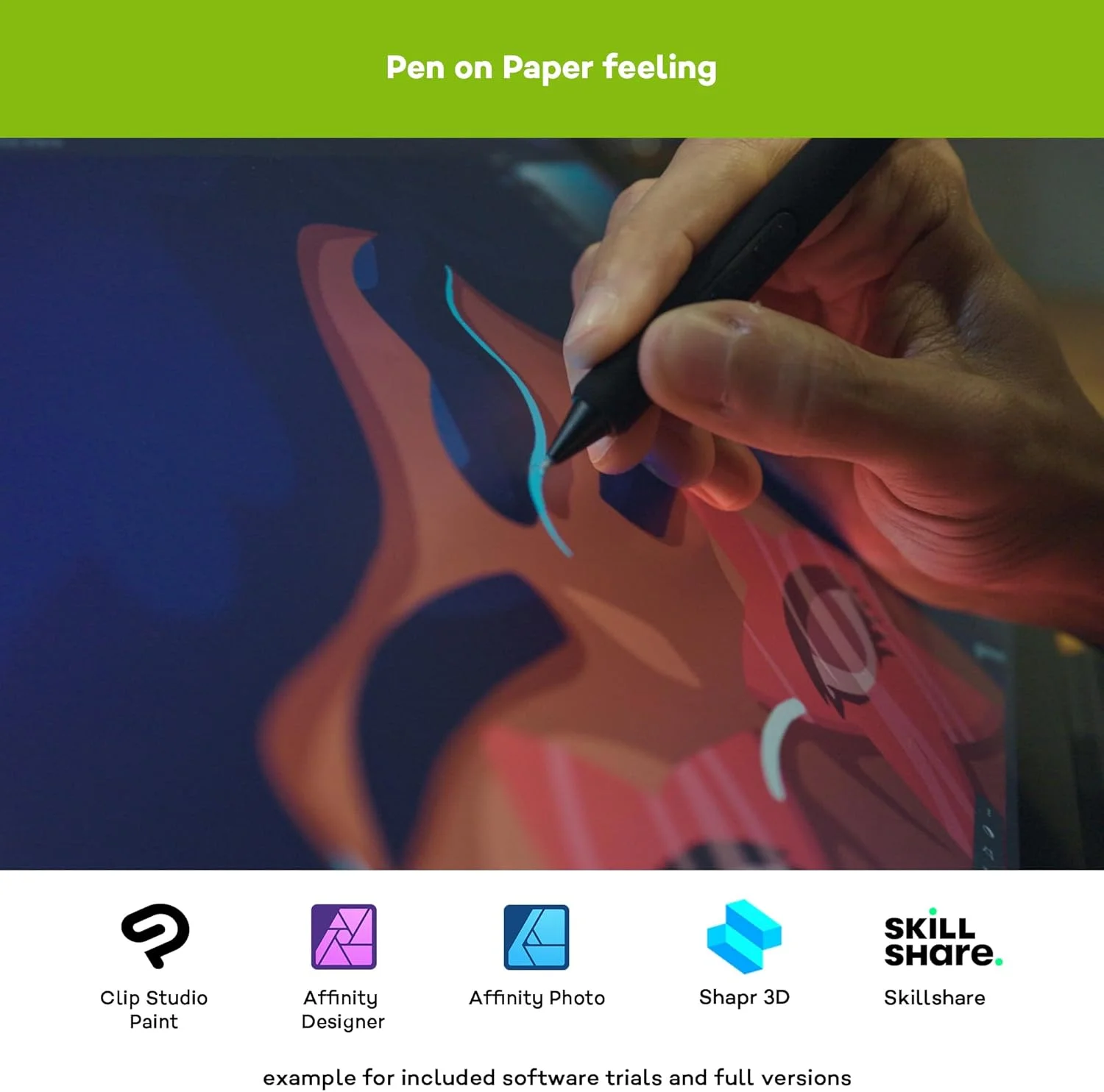 وکوم Cintiq Pro 27 – تبلت طراحی حرفه ای با صفحه نمایش، قلم استایلوس بدون نیاز به باتری و حساس به فشار، سازگار با ویندوز و مک، رزولوشن 4K، تبلت ایده آل برای طراحی و گرافیک