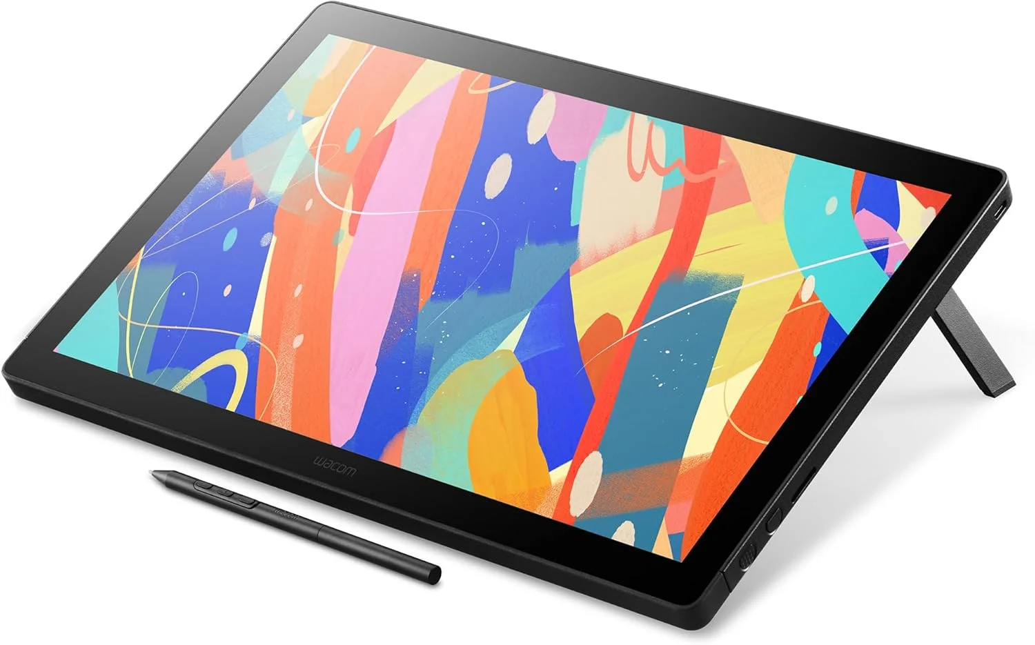 ویژگی های جدید Wacom Cintiq 16 (نسخه 2025) - صفحه نمایش قلم خلاقانه 2.5K جمع و جور با قلم Wacom Pro Pen 3، شیشه ضد تابش، پایه تاشو و USB-C ویژگی های جدید Wacom Cintiq 16 (نسخه 2025) - صفحه نمایش قلم خلاقانه 2.5K جمع و جور با قلم Wacom Pro Pen 3، شیشه ضد تابش، پایه تاشو و USB-C