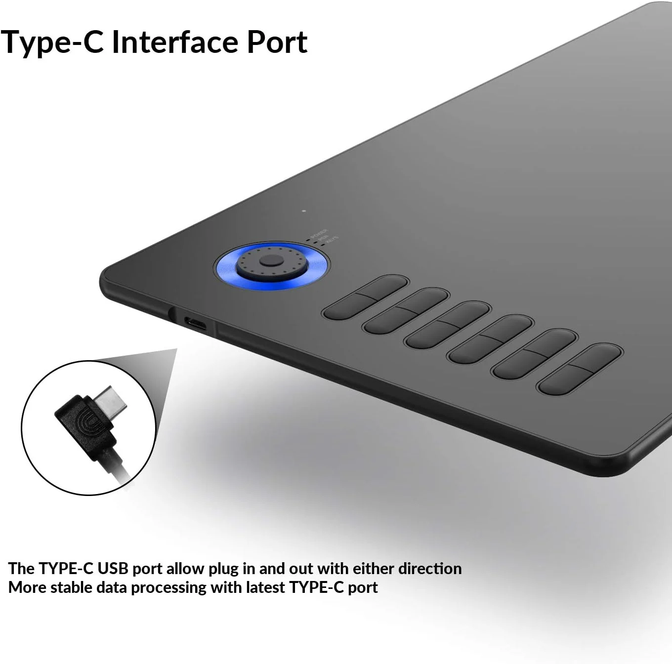 تبلت طراحی گرافیکی VEIKK A15 Pro، صفحه طراحی دیجیتال 10 در 6 اینچ با 12 کلید میانبر و یک دکمه چرخشی سریع (قلم بدون نیاز به باتری با 8192 سطح فشار)