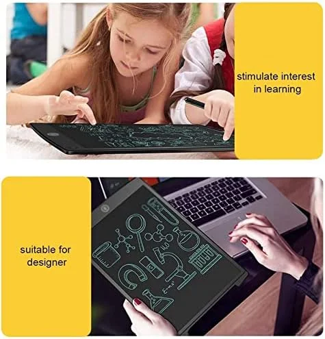 تبلت طراحی ال سی دی 8.5 اینچی، پد دیجیتال قابل حمل، نوت پد نوشتاری، تخته گرافیکی الکترونیکی یادداشت با قلم استایلوس (سفید) تبلت طراحی ال سی دی 8.5 اینچی، پد دیجیتال قابل حمل، نوت پد نوشتاری، تخته گرافیکی الکترونیکی یادداشت با قلم استایلوس (سفید)